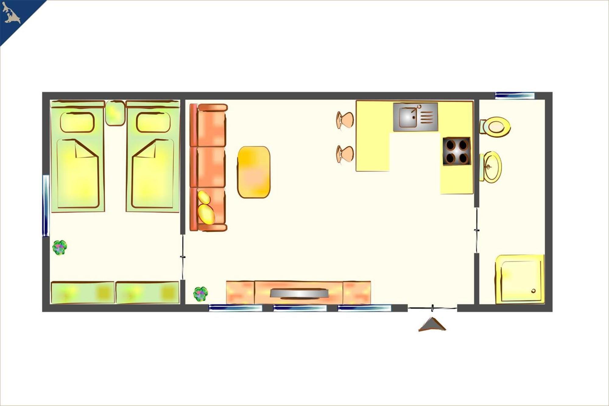 Ferienresort Moewenort Luetow Bungalow 1 Lutow 外观 照片